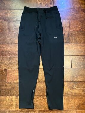 ICON Amsterdam’s Black Athletic Joggers with Zip Ankles